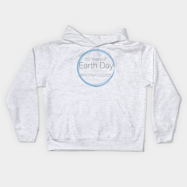 50 Years of Earth Day! Kids Hoodie by Shirtacle